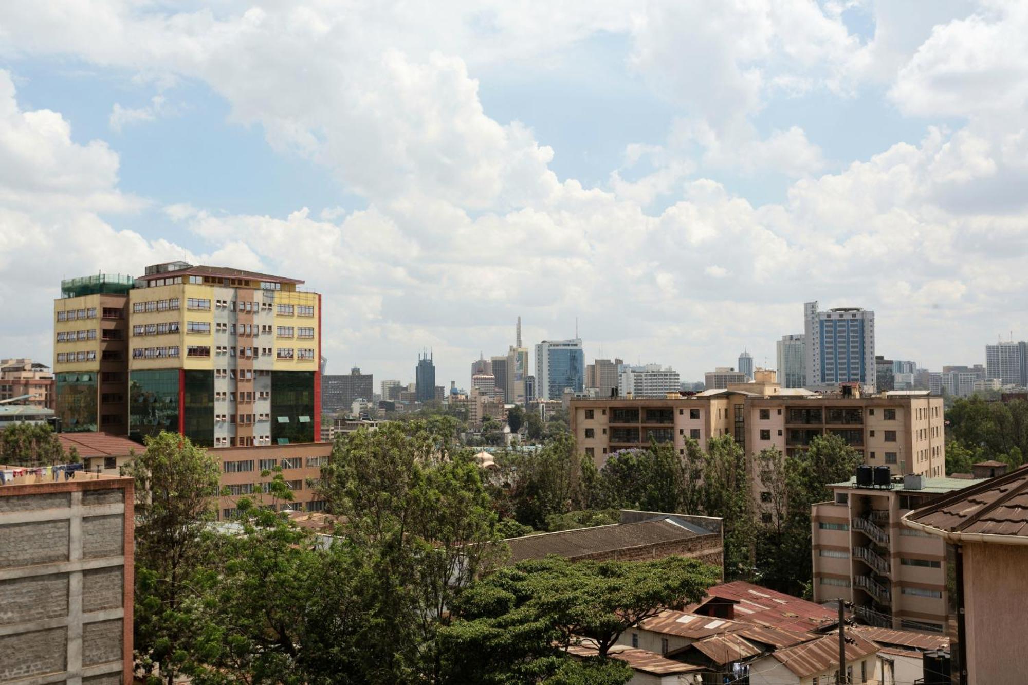 Penthouse Rooftop Studio With King Bed ไนโรบี ภายนอก รูปภาพ